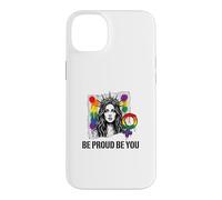 Carcasa para iPhone 14 Plus Be Proud and Be You Rainbow LGBTQ Pride Feminista