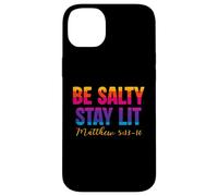 Carcasa para iPhone 14 Plus Be Salty Stay Lit Christian Matthew 5:13-16 Faith