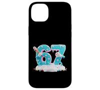 Carcasa para iPhone 14 Plus Béisbol 6 7 Six Seven Candy Helado Burbujas Tiempo de Juego