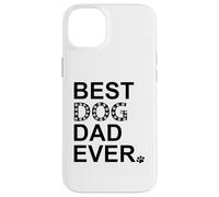 Carcasa para iPhone 14 Plus Best Dog Dad Ever Sign Dog Dad Paw Print Dog Lover Dogfather