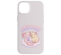 Carcasa para iPhone 14 Plus Besties Axolotl Capybara Bubble Tea Lindo Kawaii Anime Animal