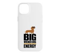Carcasa para iPhone 14 Plus Big Wiener Dog Energy Dachshund Divertido