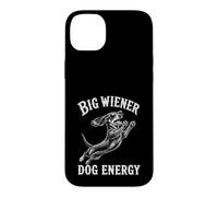 Carcasa para iPhone 14 Plus Big Wiener Dog Energy Dachshund Divertido