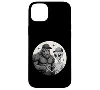 Carcasa para iPhone 14 Plus Bigfoot Sasquatch Alien Love Mano Signo Cryptid