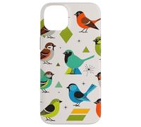 Carcasa para iPhone 14 Plus Bird Art Mid Century Midcentury Retro Atomic Age Space