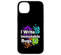 Carcasa para iPhone 14 Plus Blockchain Developer Funny I Write Immutable Bugs