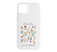 Carcasa para iPhone 14 Plus Bloom Where You Are Planted Gardening Floral Motivational