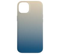 Carcasa para iPhone 14 Plus Blue Beige Gradient Aesthetic - Minimalist Ombre Design for