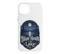 Carcasa para iPhone 14 Plus Blue Hour at The Lake Badge Lakecore Aesthetic