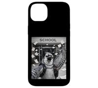 Carcasa para iPhone 14 Plus Blue Jay Último Día De Escuela Vacaciones De Verano Divertido Meme Selfie