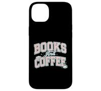 Carcasa para iPhone 14 Plus Books and Coffee Cozy Reader Typography Pastel Design