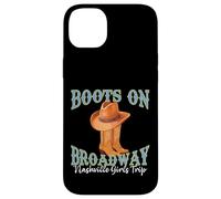Carcasa para iPhone 14 Plus Botas en Broadway Tennessee Nashville Girls Trip Fin de Semana