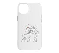 Carcasa para iPhone 14 Plus Boxer Dog Love