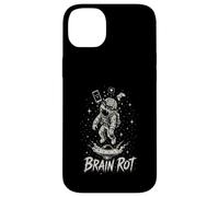 Carcasa para iPhone 14 Plus Brain Rot Astronaut Graphic Surrealista Space Gamer Meme Gift