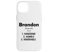 Carcasa para iPhone 14 Plus Brandon Definición Guapo Humilde Honorable Disfraz Brandon