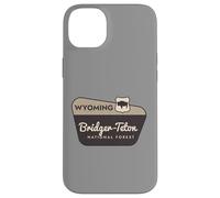 Carcasa para iPhone 14 Plus Bridger-Teton National Forest Wyoming Señal de Bienvenida Vacaciones