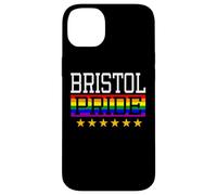 Carcasa para iPhone 14 Plus Bristol Pride England Gay Lesbianas Queer LGBT Rainbow Flag