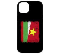 Carcasa para iPhone 14 Plus Bulgaria Vietnam Media Bandera Bulgaria Vietnamita Historia