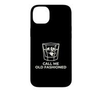 Carcasa para iPhone 14 Plus Call Me Old Fashioned Cocktail Lover Divertido Minimalista