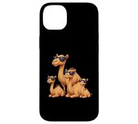 Carcasa para iPhone 14 Plus Camel Family Wearing Sunglasses Funny Arabian Animal Desert