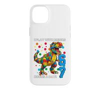 Carcasa para iPhone 14 Plus Camiseta Dino I Play with Bricks 6 7 Hours per Day
