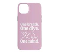 Carcasa para iPhone 14 Plus Camiseta Freediver: Un Aliento - Un Buceo, una Mente. Apnea