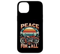 Carcasa para iPhone 14 Plus Camiseta Peace to All Ride for Unity & Brotherhood Freedom