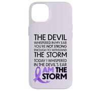 Carcasa para iPhone 14 Plus Cancer Warriors I Am The Storm, I Will Survive and Beat It