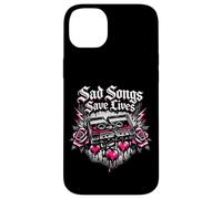 Carcasa para iPhone 14 Plus Canciones tristes salvan Vidas Diseño EMO