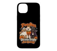 Carcasa para iPhone 14 Plus Caniches Porque la Gente es Espeluznante Divertido Halloween Perro mamá D