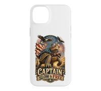 Carcasa para iPhone 14 Plus Capitán Slow and Free Patriotic Turtle American Freedom 1776