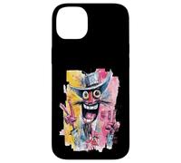 Carcasa para iPhone 14 Plus Cara Loca Doble Paz Graffiti Retrato Pop Arte Gráfico