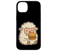 Carcasa para iPhone 14 Plus Caricatura de Hamburguesa de Oveja esponjosa