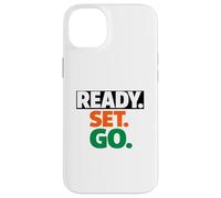 Carcasa para iPhone 14 Plus Carrera Ready Go Marathon Go Time Get Moving Sprinter de 10 km y 5 km