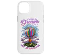 Carcasa para iPhone 14 Plus Carried by Dreams Lifted by Hot Air Balloons
