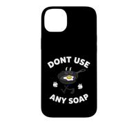 Carcasa para iPhone 14 Plus Cast Iron Skillet Funny Dont Use Any Soap Retro Pan