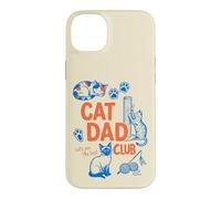 Carcasa para iPhone 14 Plus Cat Dad Club Funny Cat Lover Father's Day