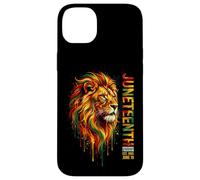 Carcasa para iPhone 14 Plus Celebración de la Emancipación del León de la Libertad de Juneteenth