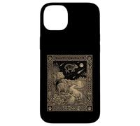 Carcasa para iPhone 14 Plus Celestial Capibara Tarot Carta Zodiaco Oculto