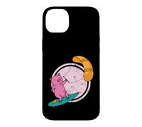 Carcasa para iPhone 14 Plus Cerdo en Kite Surfing
