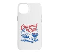 Carcasa para iPhone 14 Plus Charcoal & Chill Summer BBQ Grill Dad Father's Day Relax