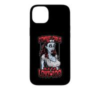 Carcasa para iPhone 14 Plus Chicas Zombies Necesitan Amor Demasiado Divertido Halloween Pop Art Dead Girl