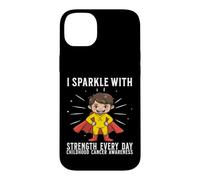Carcasa para iPhone 14 Plus Childhood Cancer Awareness Kids Childhood Cancer Warrior