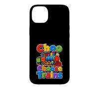 Carcasa para iPhone 14 Plus Choo Elegir Trenes Divertido Tren Amante Juego de Palabras
