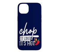Carcasa para iPhone 14 Plus Chop It Like Its Hot Pepper - Disfraz Divertido de Humor de Chef