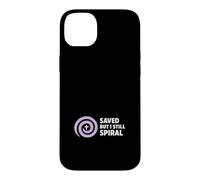 Carcasa para iPhone 14 Plus Christian Meme Humor Gen Z Jesús Salvado todavía en línea