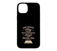 Carcasa para iPhone 14 Plus Christian Petty Oró Fe Humor SASS God Knows Me