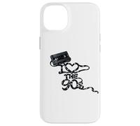 Carcasa para iPhone 14 Plus Cinta Adhesiva Suelta con Texto «I Heart The 90s Movie Store Rent»