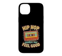 Carcasa para iPhone 14 Plus Cinta gráfica Retro Hip Hop Makes Me Feel Good