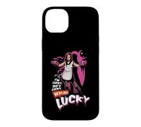 Carcasa para iPhone 14 Plus Cita de Rocky Horror Show Magenta Todos Tenemos Suerte